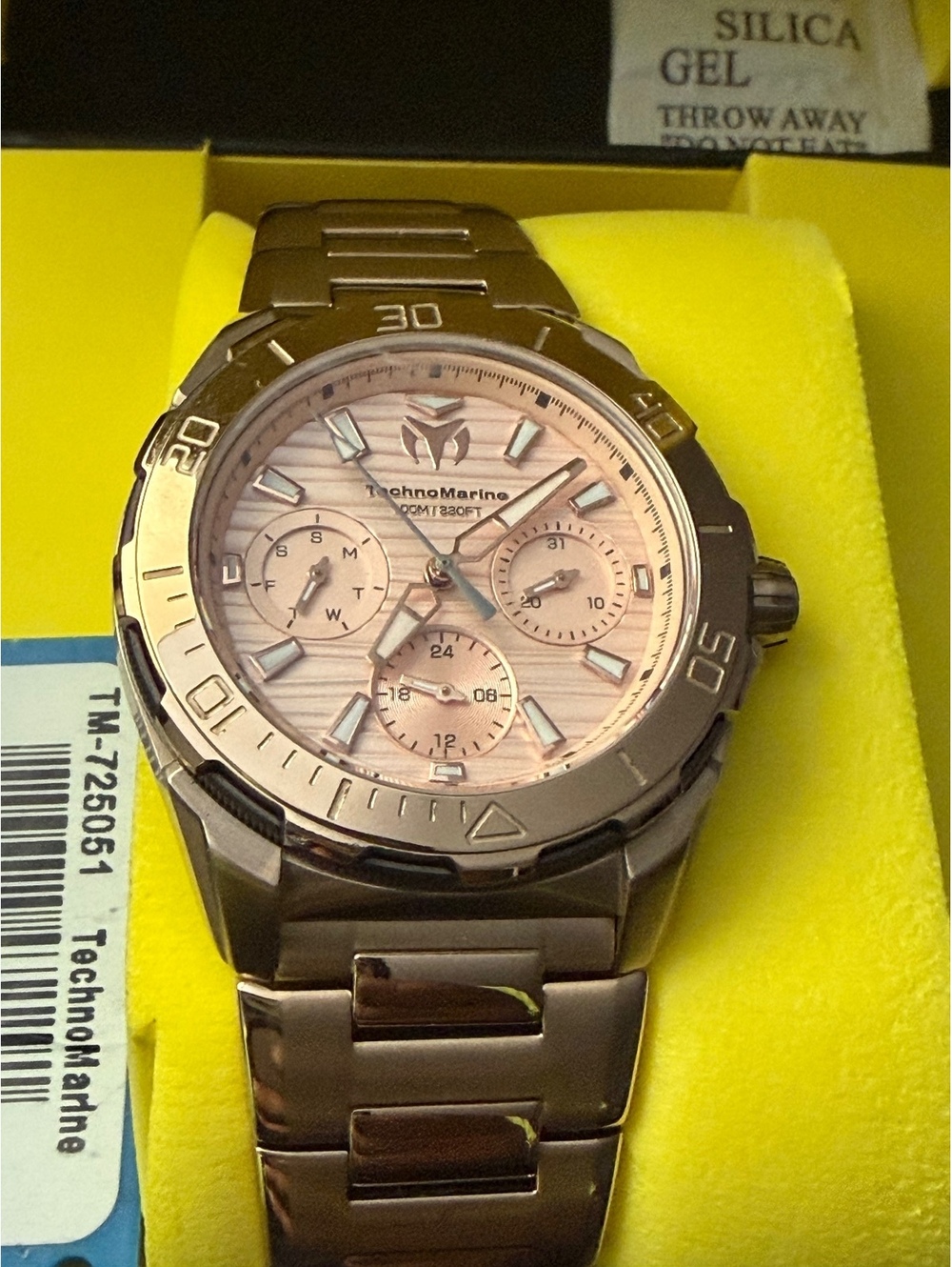 $549 TECHNOMARINE SEVEN SEAS WOMANS 36mm WATCH